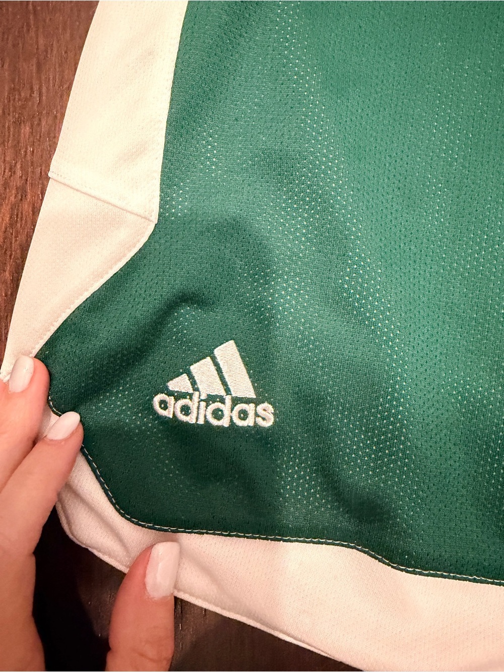 Adidas Men's Green Miami Hurricanes Athletic Shorts - Picture 3 of 4
